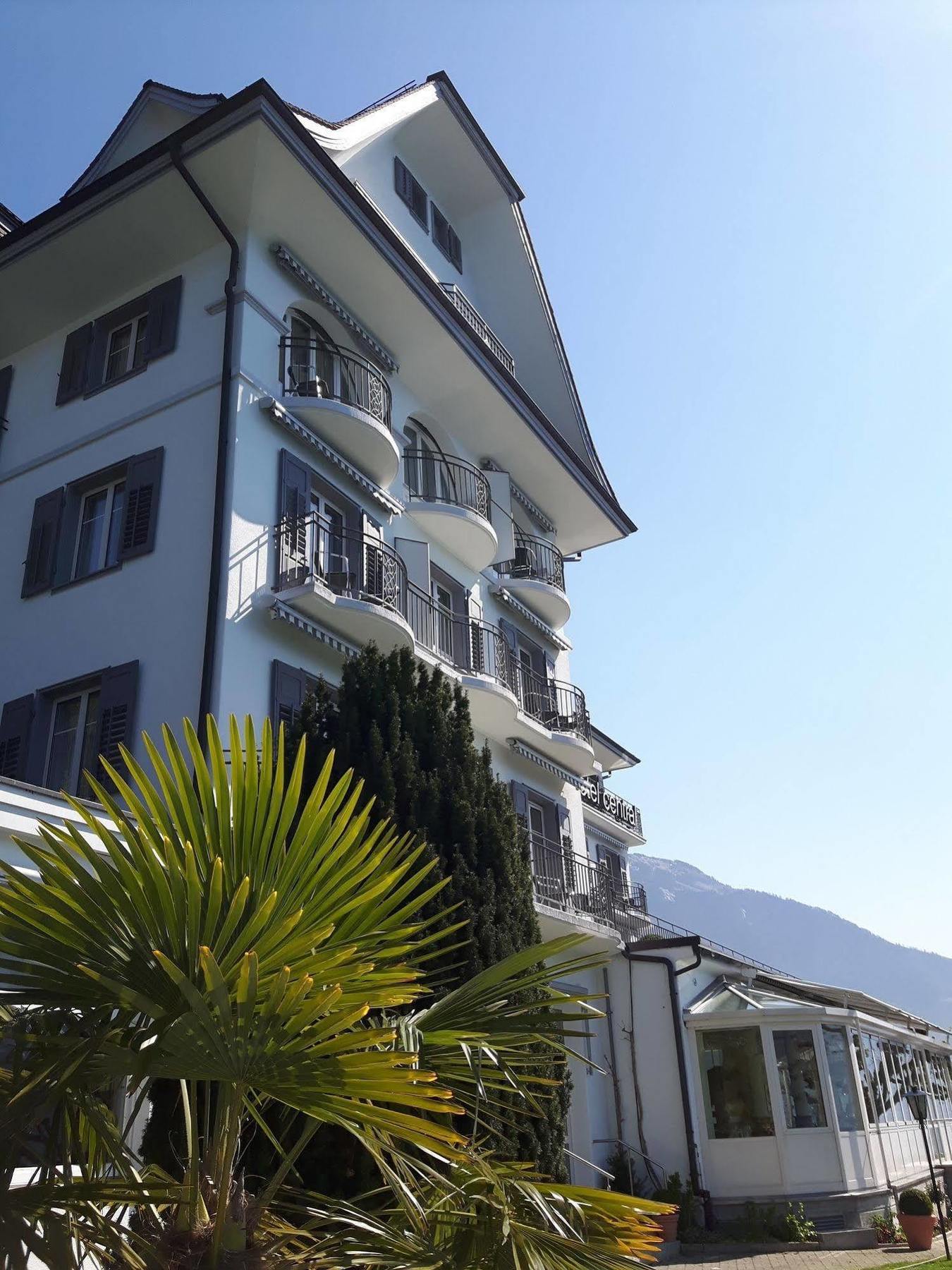 Hotel Central Am See Weggis Bagian luar foto